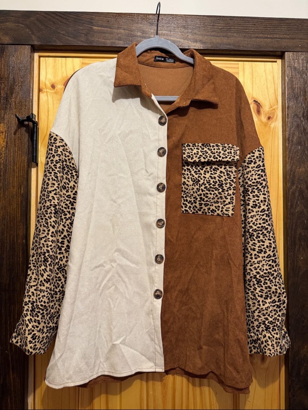 Colorblock shacket pair medium - Picture 4 of 5